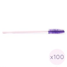 Eyelash brush, dark purple 100 pcs